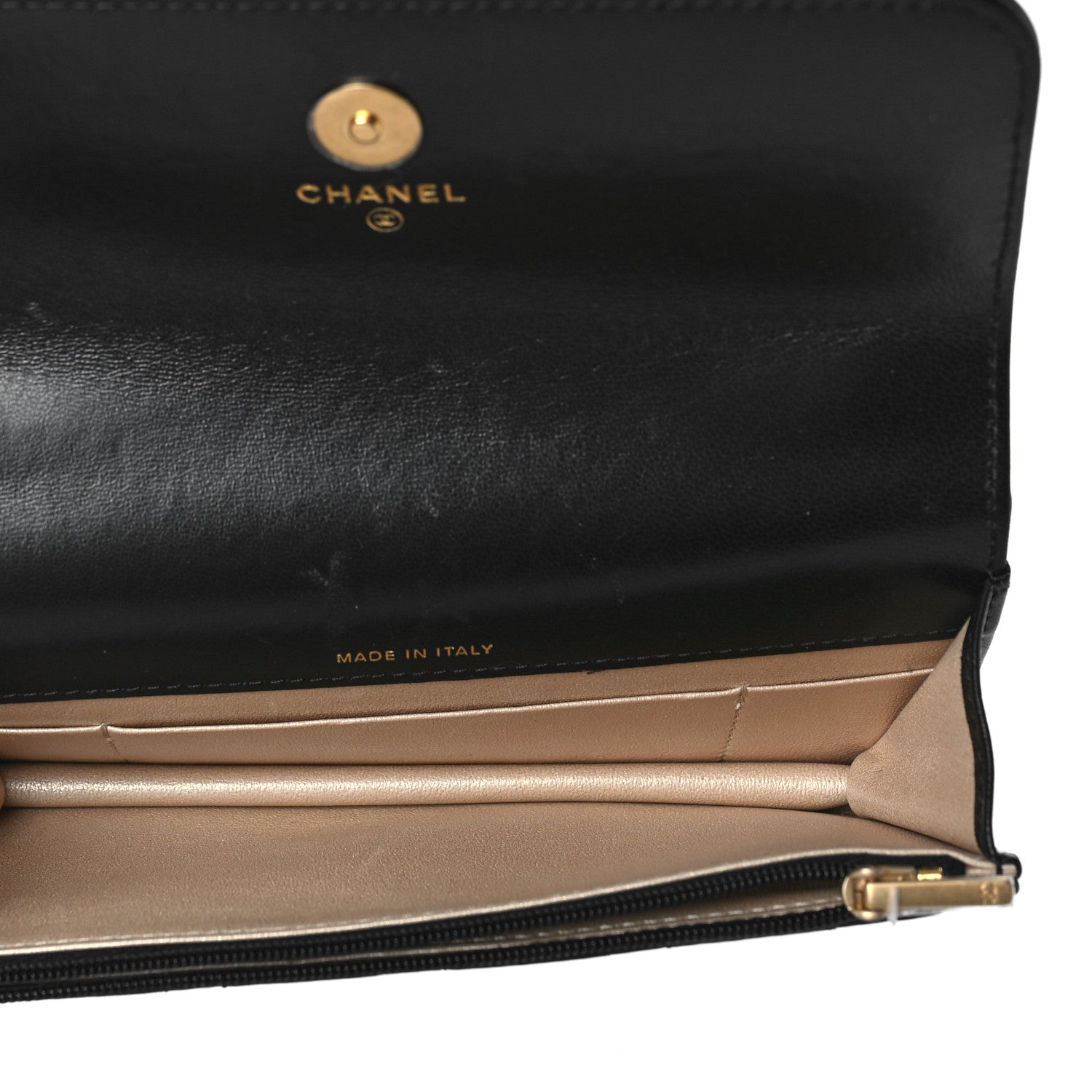 Chanel Lambskin Quilted Dynasty Flap Phone Holder With Chain Black 5 of 13