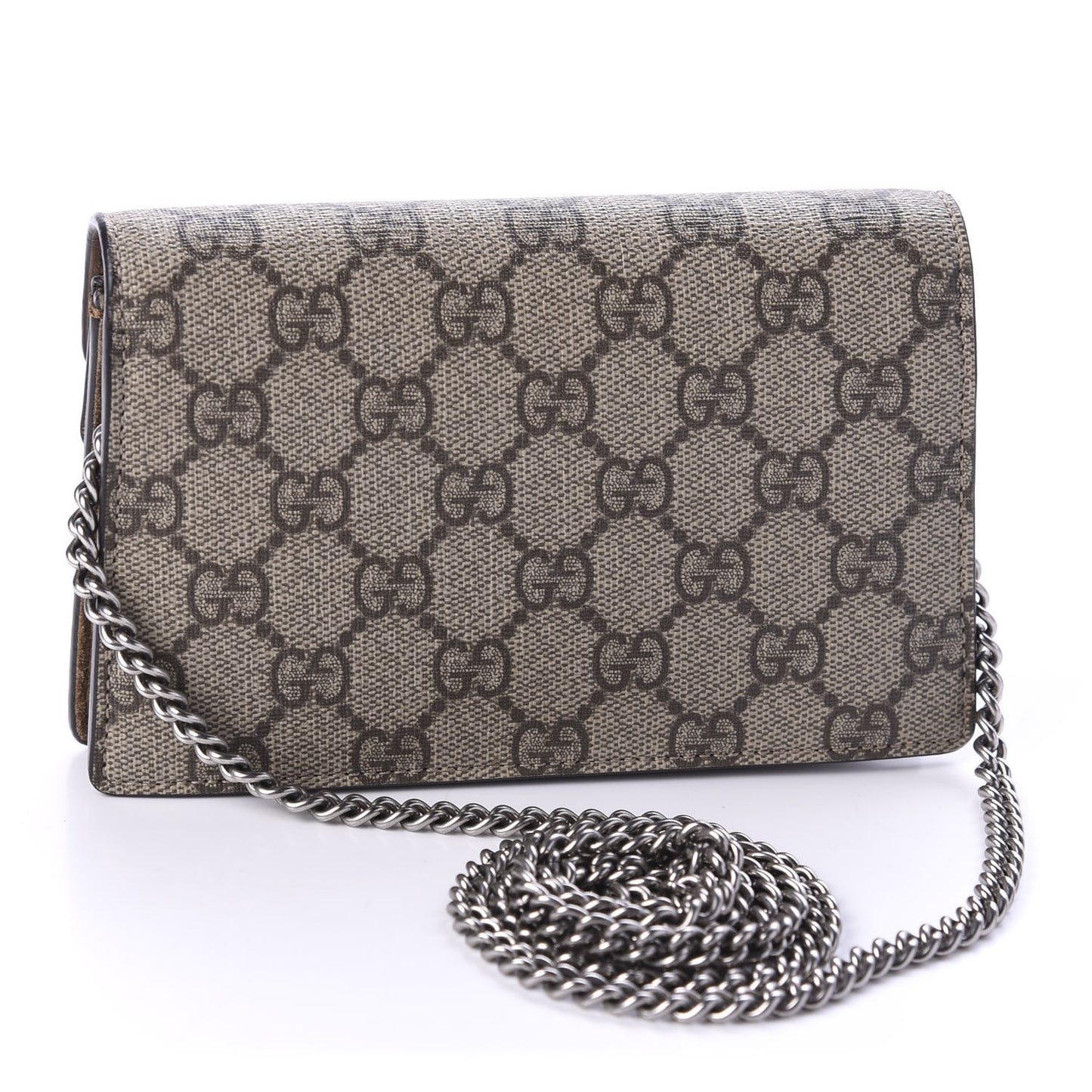 GG Supreme Monogram Super Mini Dionysus Shoulder Bag Taupe