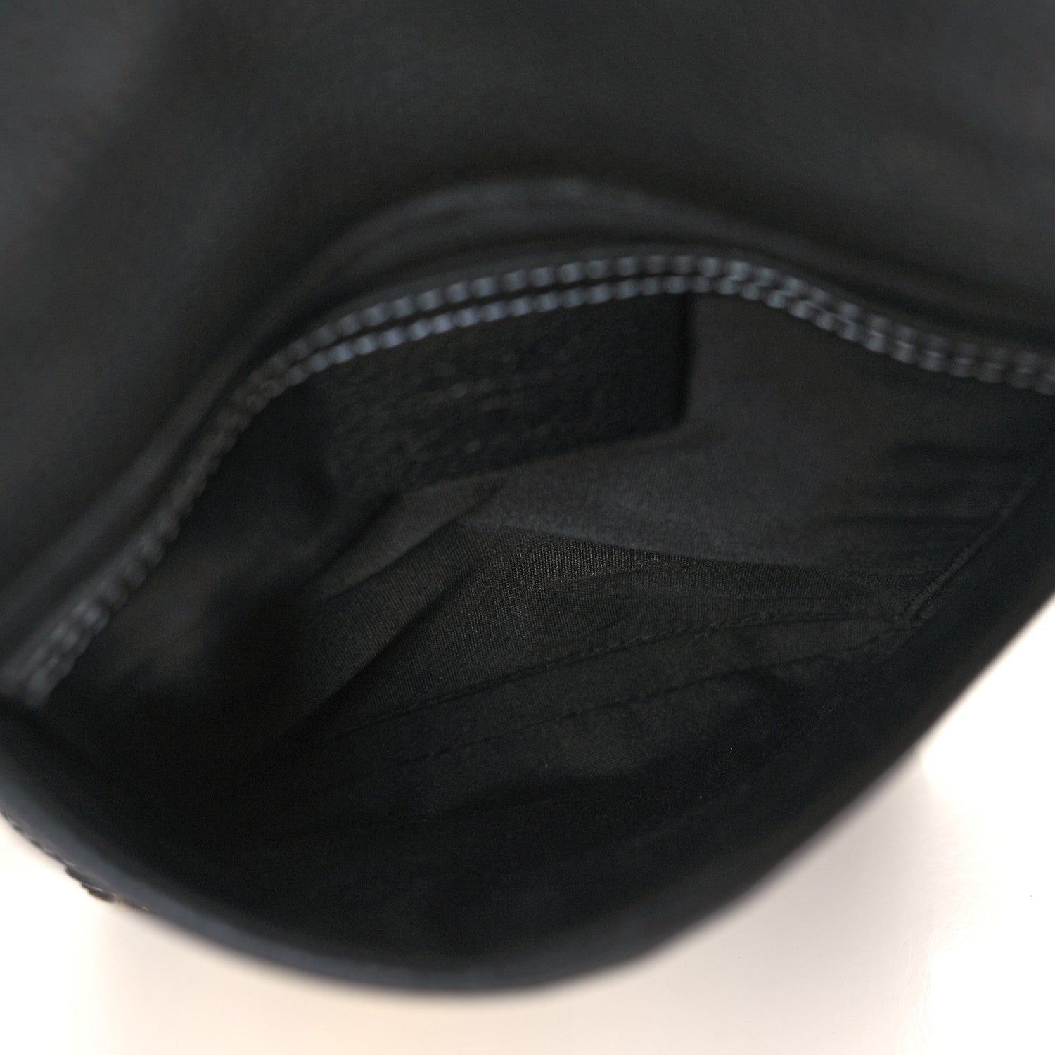 Christian Dior X KAWS Grained Calfskin Bee Saddle Pouch Black 5 of 9