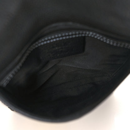 Christian Dior X KAWS Grained Calfskin Bee Saddle Pouch Black 5 of 9