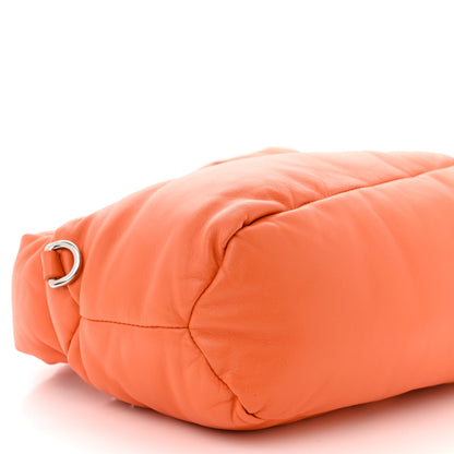 Loewe Shiny Nappa Puffer Puzzle Hobo Orange 8 of 9