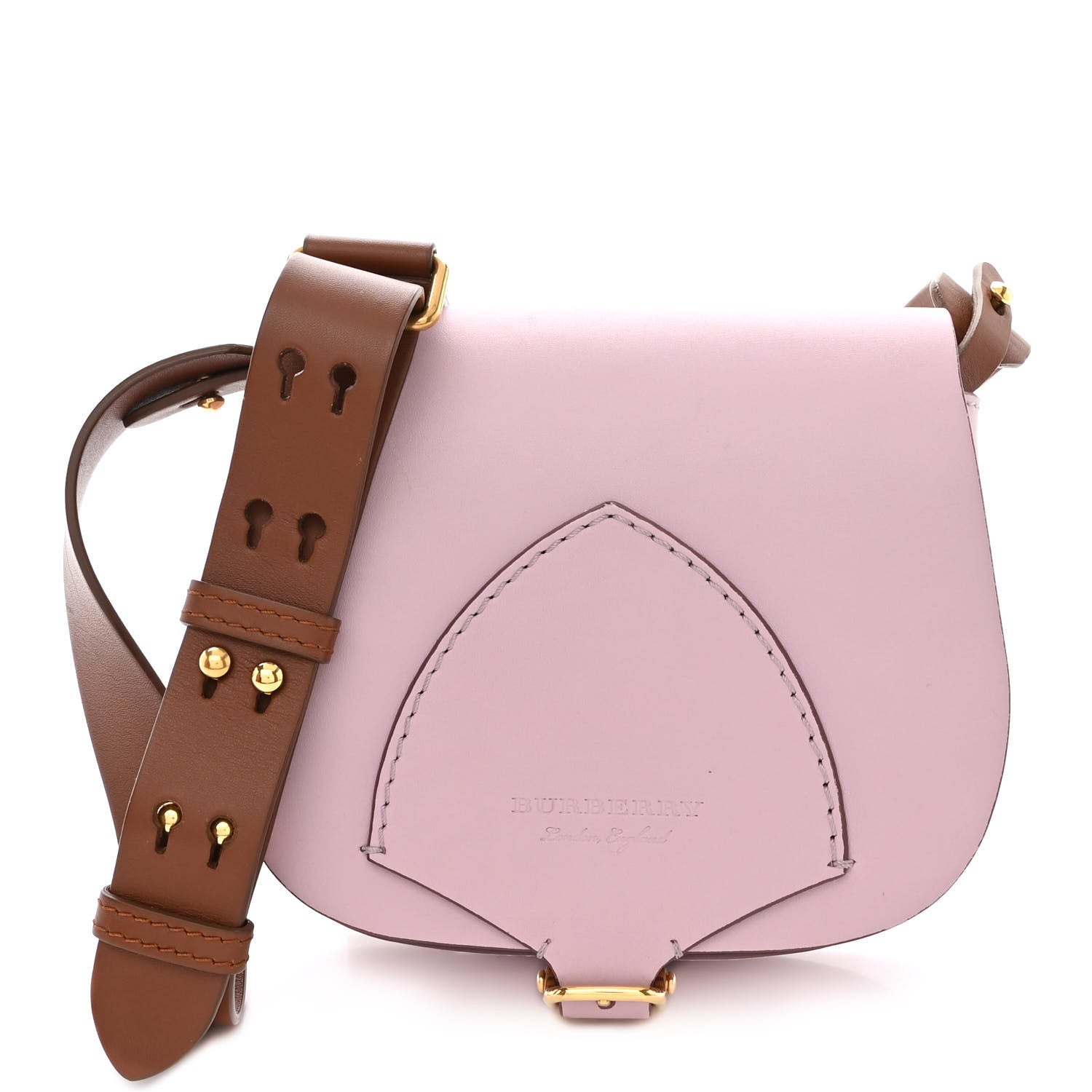 Burberry Calfskin Square Mini Satchel Pale Lavender 1 of 11