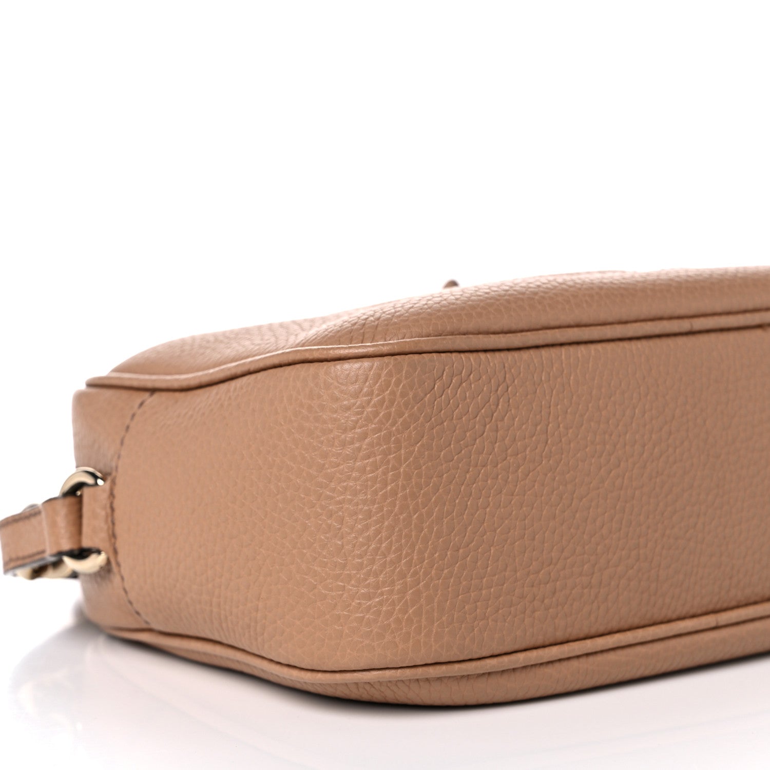 Gucci Pebbled Calfskin Small Soho Disco Bag Camelia 8 of 11