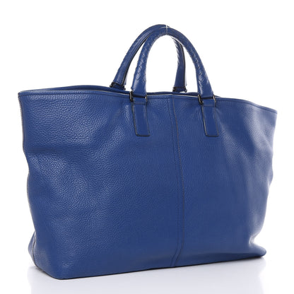 Bottega Veneta Cervo Deerskin Shopping Tote Cobalt 3 of 14