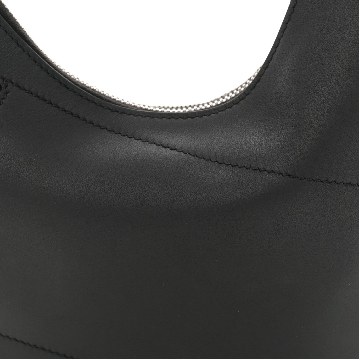 Hermes Swift H Plume Canvas Buddy Pocket Bag Black Ecru 8 of 11