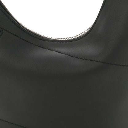 Hermes Swift H Plume Canvas Buddy Pocket Bag Black Ecru 8 of 11
