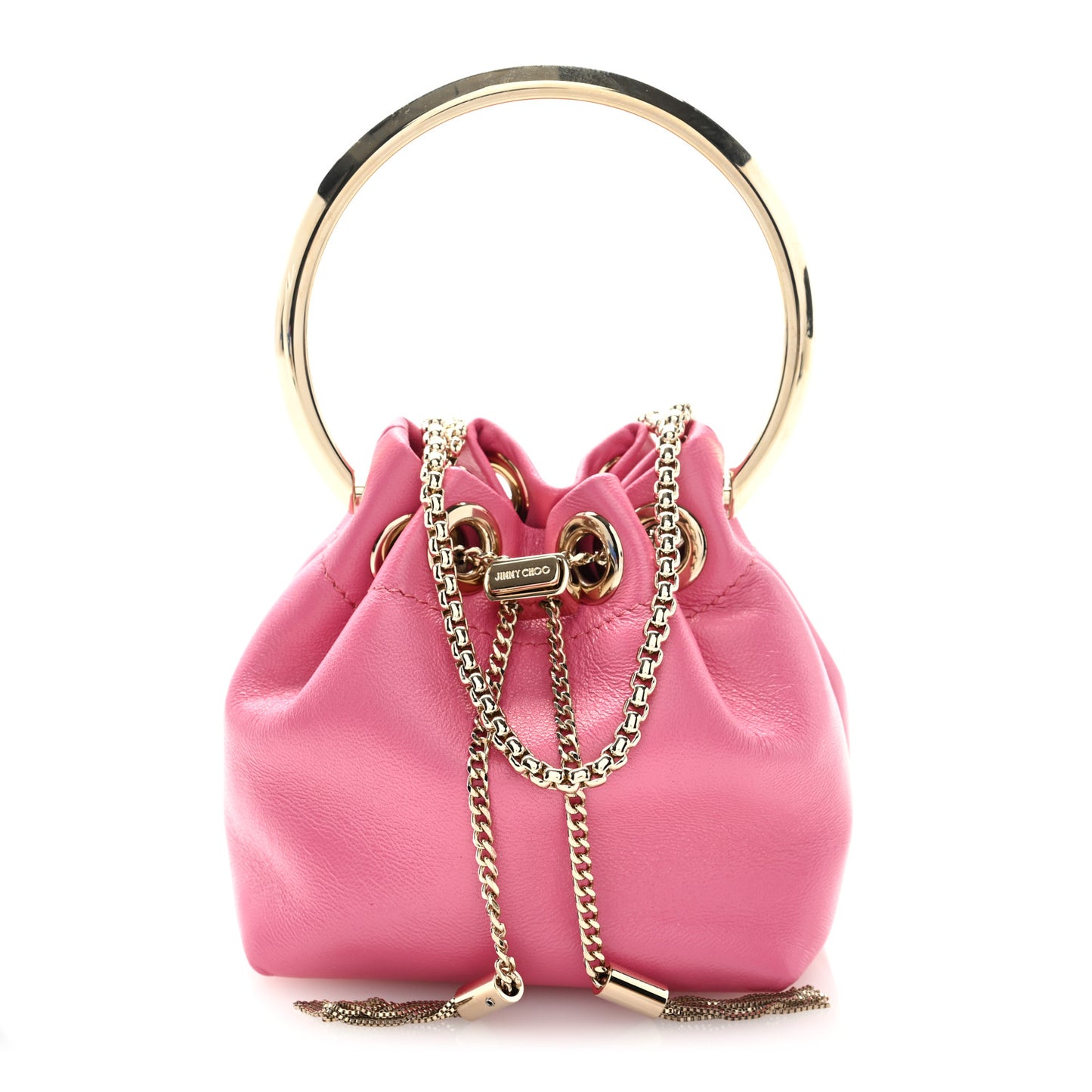 Lambskin Micro Bon Bon Bag Candy Pink