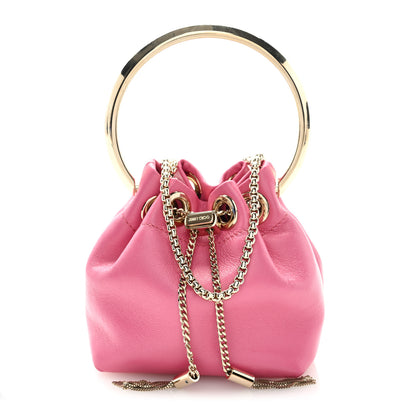 Jimmy Choo Lambskin Micro Bon Bon Bag Candy Pink 1 of 8