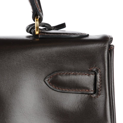 Hermes Box Kelly Retourne 32 Chocolate 4 of 24