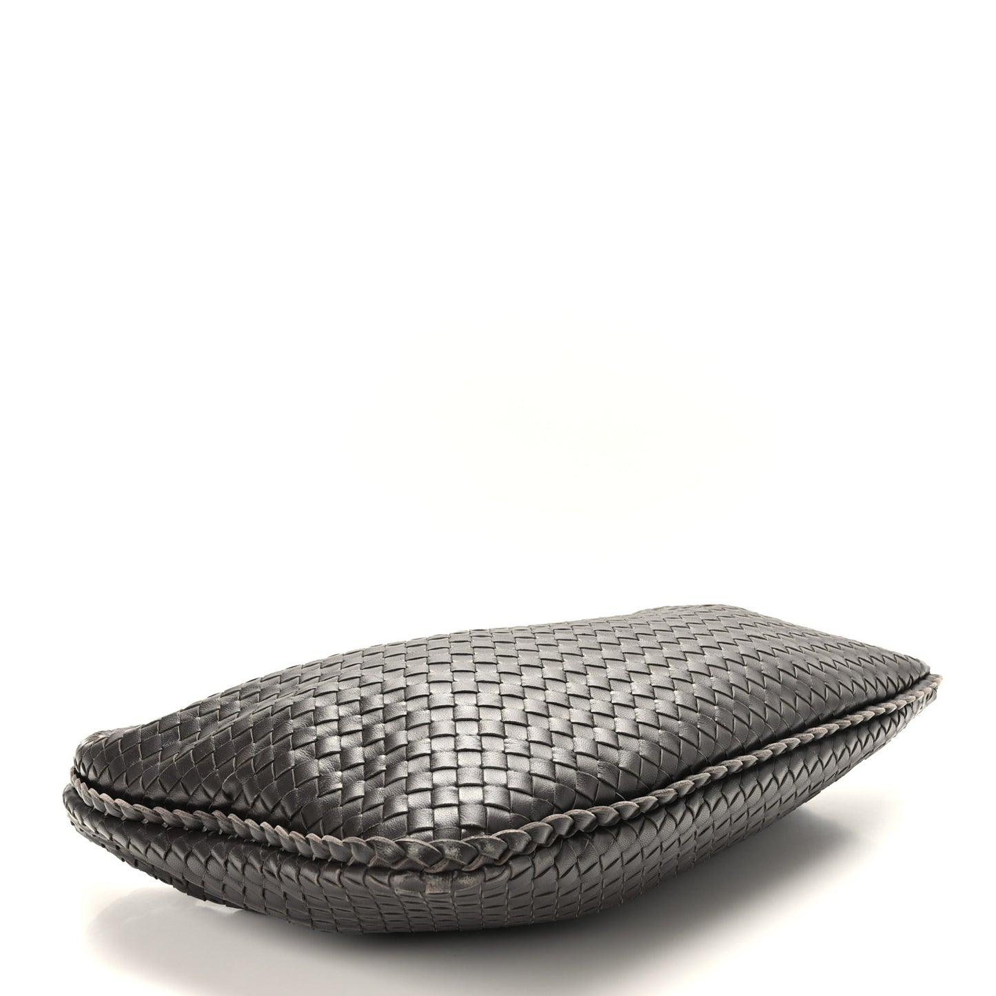 Nappa Intrecciato Medium Veneta Hobo Ebano