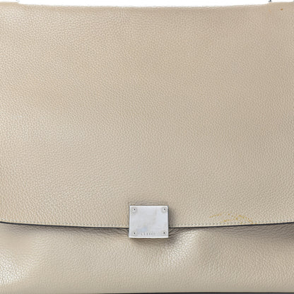 Celine Drummed Calfskin Suede Large Trapeze Dune 7 of 18
