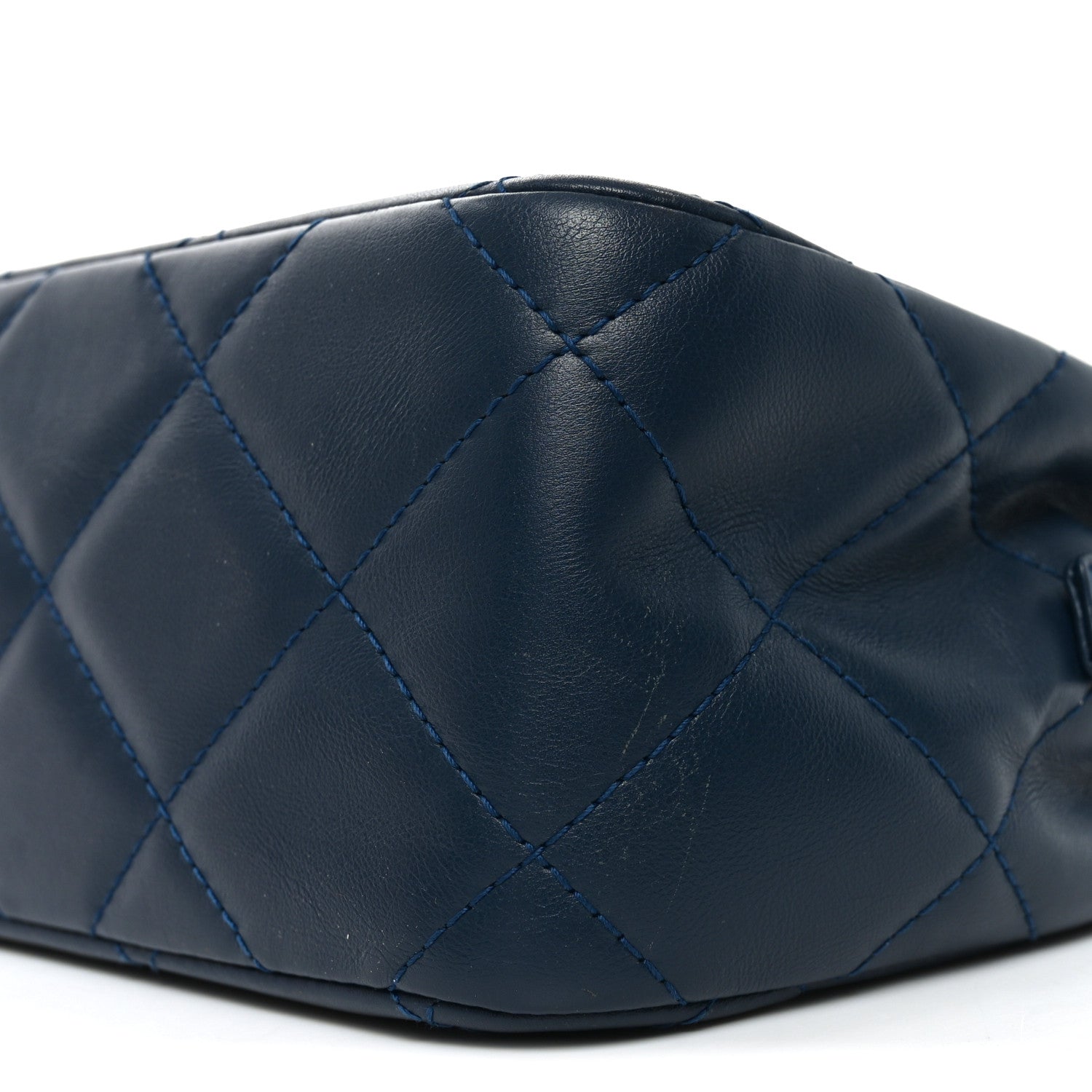 Chanel Calfskin Quilted In The Business Camera Navy 10 of 10