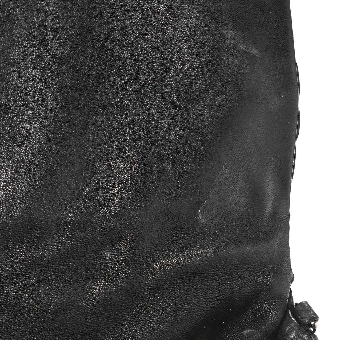 Nappa Matelasse Crystal Flap Clutch Black