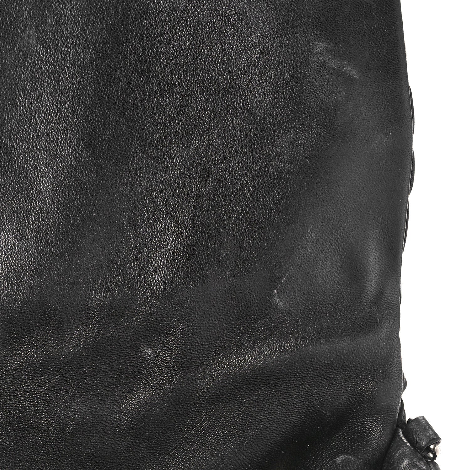 Miu Miu Nappa Matelasse Crystal Flap Clutch Black 9 of 12