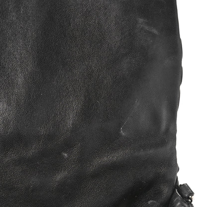 Miu Miu Nappa Matelasse Crystal Flap Clutch Black 9 of 12