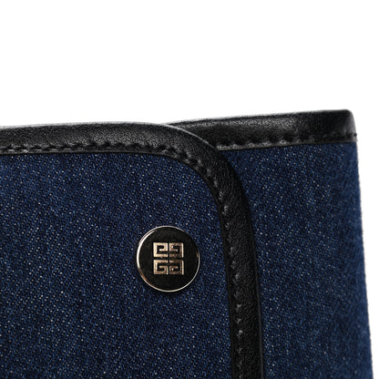 Givenchy Denim Medium Logo Bond Shopper Tote Blue 5 of 5