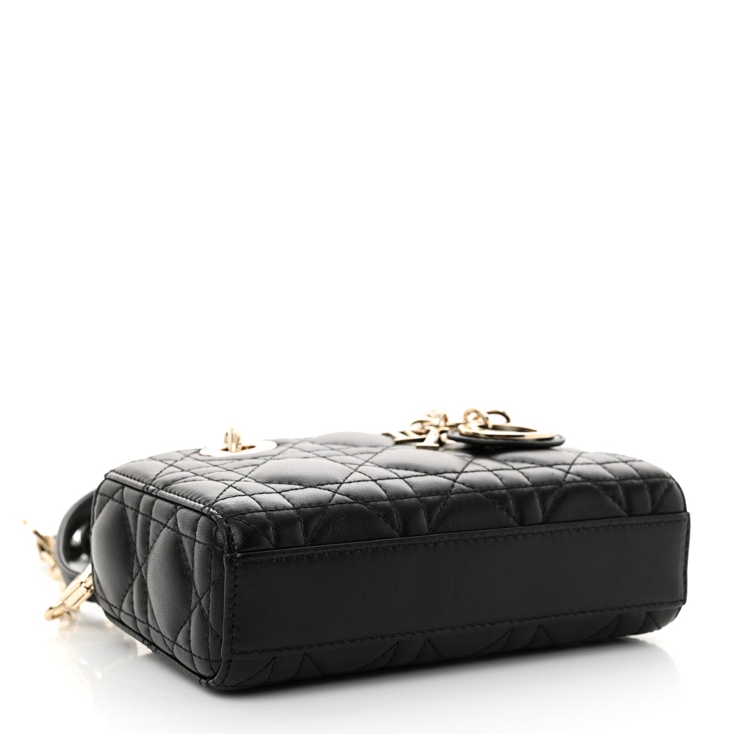 Christian Dior Lambskin Cannage Micro Lady D-Joy Black 4 of 13