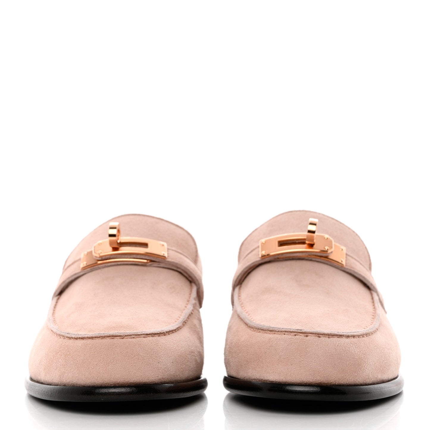 Suede Goatskin Womens Destin Loafers 35.5 Rose Aube