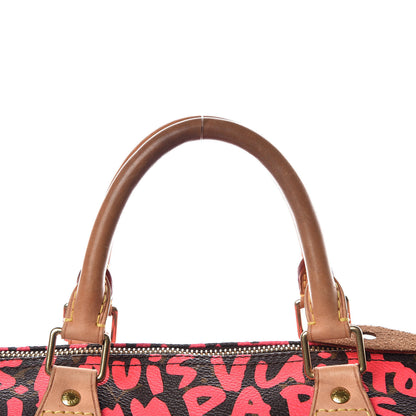 Louis Vuitton Monogram Graffiti Speedy 30 Fuchsia 15 of 16