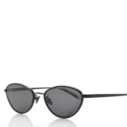 Chanel Cat Eye Sunglasses 4255 Black 5 of 8