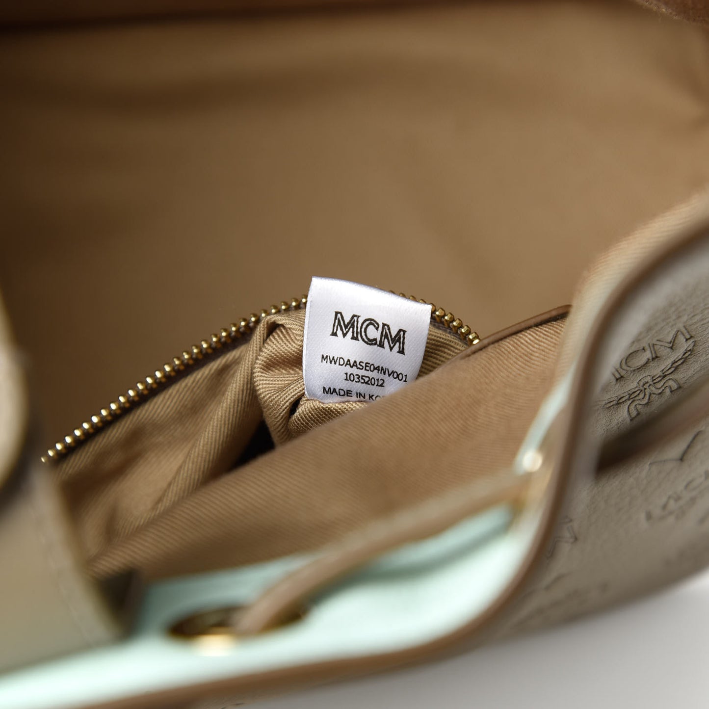 Calfskin Ottomar Monogram Small Essential Bucket Urban Taupe
