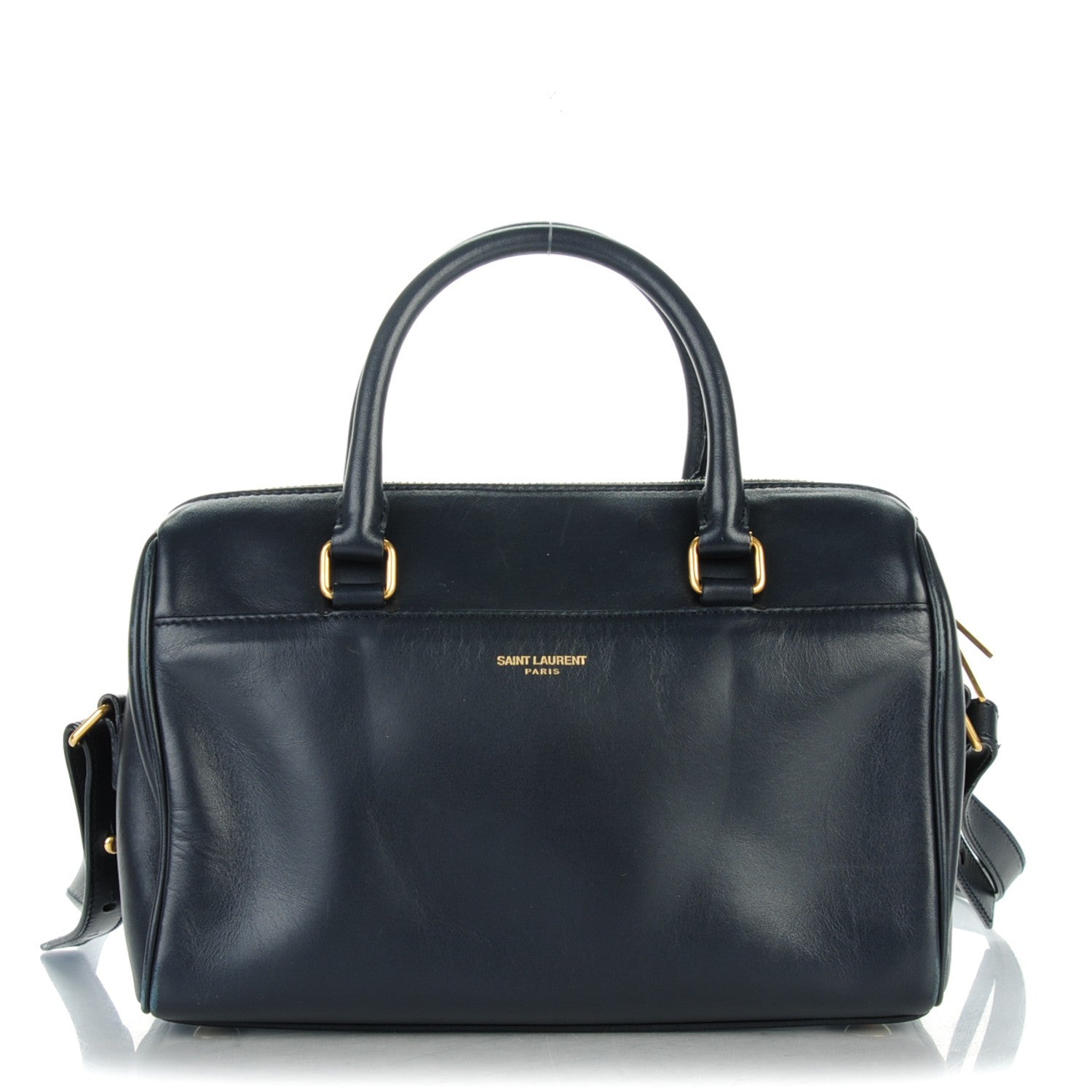 Saint Laurent Calfskin Classic Baby Duffle Marine 1 of 7