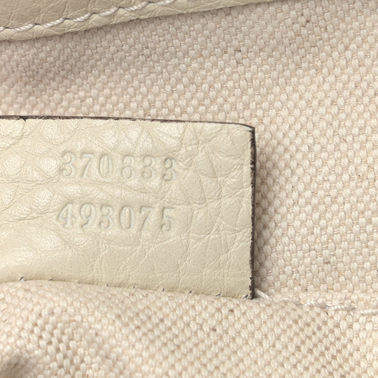 Gucci Cellarius Calfskin Medium Bamboo Backpack Mystic White 7 of 9
