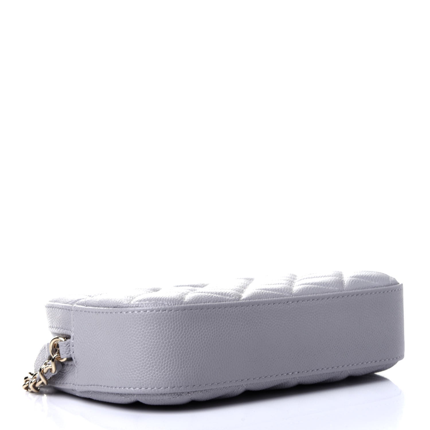 Chanel Caviar Quilted Camera Case Grey 3 of 4