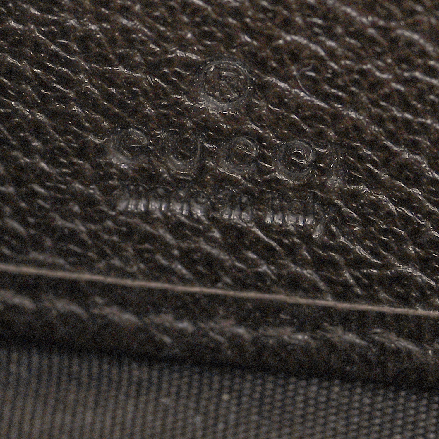 Gucci Dollar Calfskin Boar Effect GG Marmont Zip Around Wallet Dark Cocoa 6 of 7