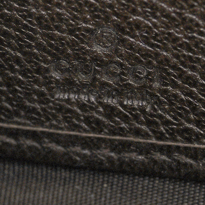 Gucci Dollar Calfskin Boar Effect GG Marmont Zip Around Wallet Dark Cocoa 6 of 7