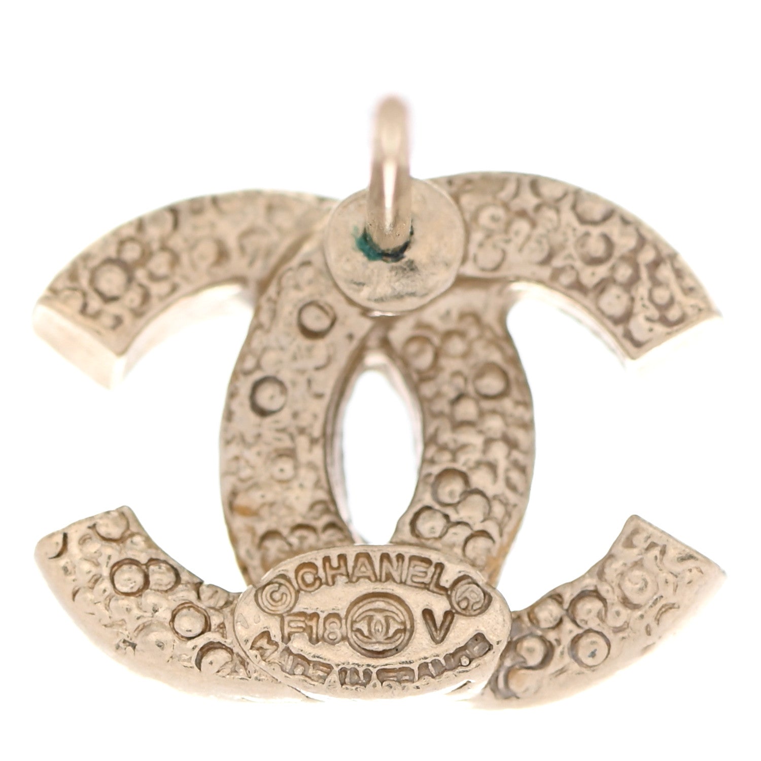 Chanel Crystal Mini CC Earrings Gold 4 of 4