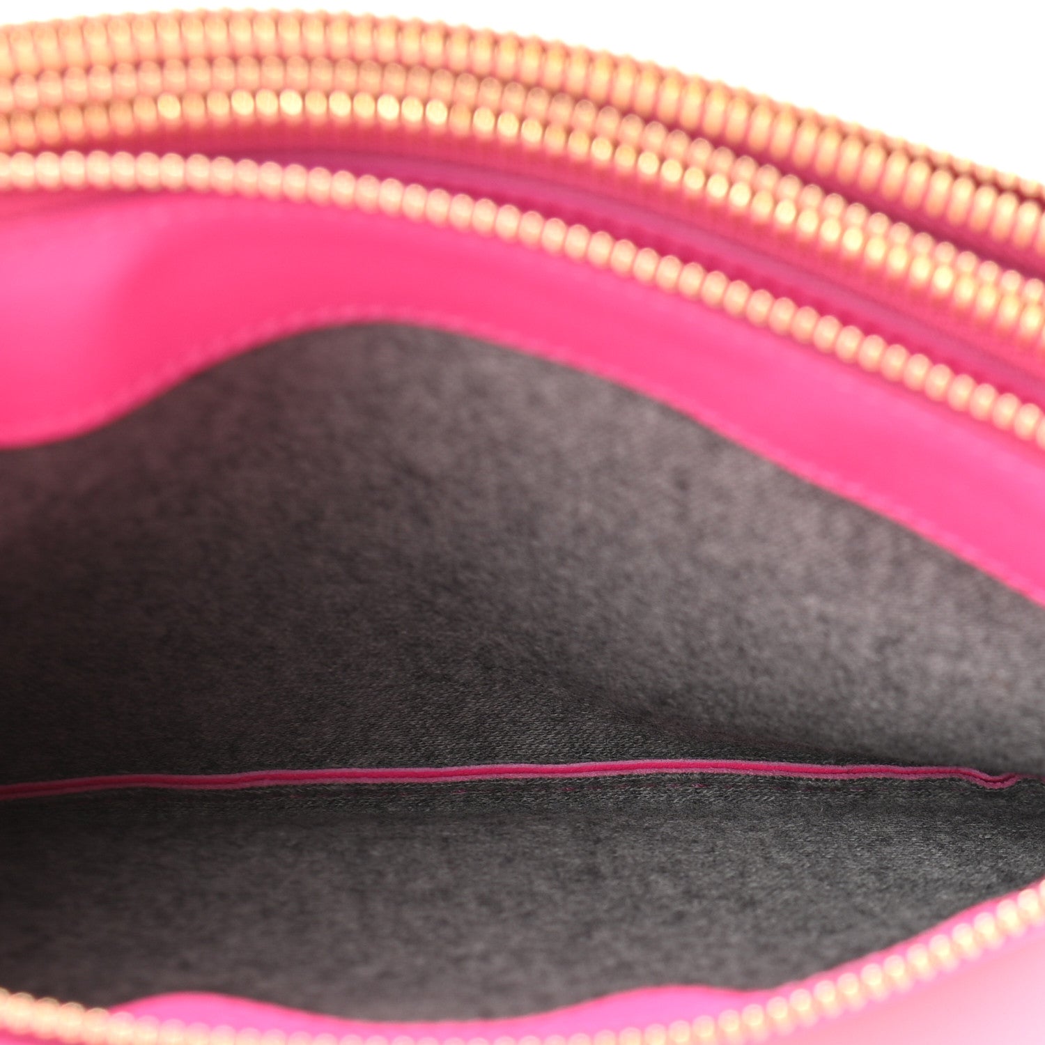 Celine Lambskin Small Trio Crossbody Bag Fluo Fuchsia 6 of 11