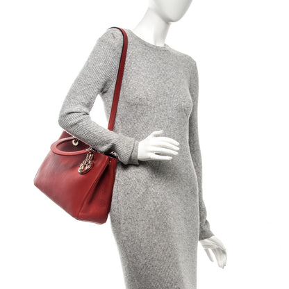Christian Dior Bullcalf Medium Diorissimo Tote True Red 2 of 7