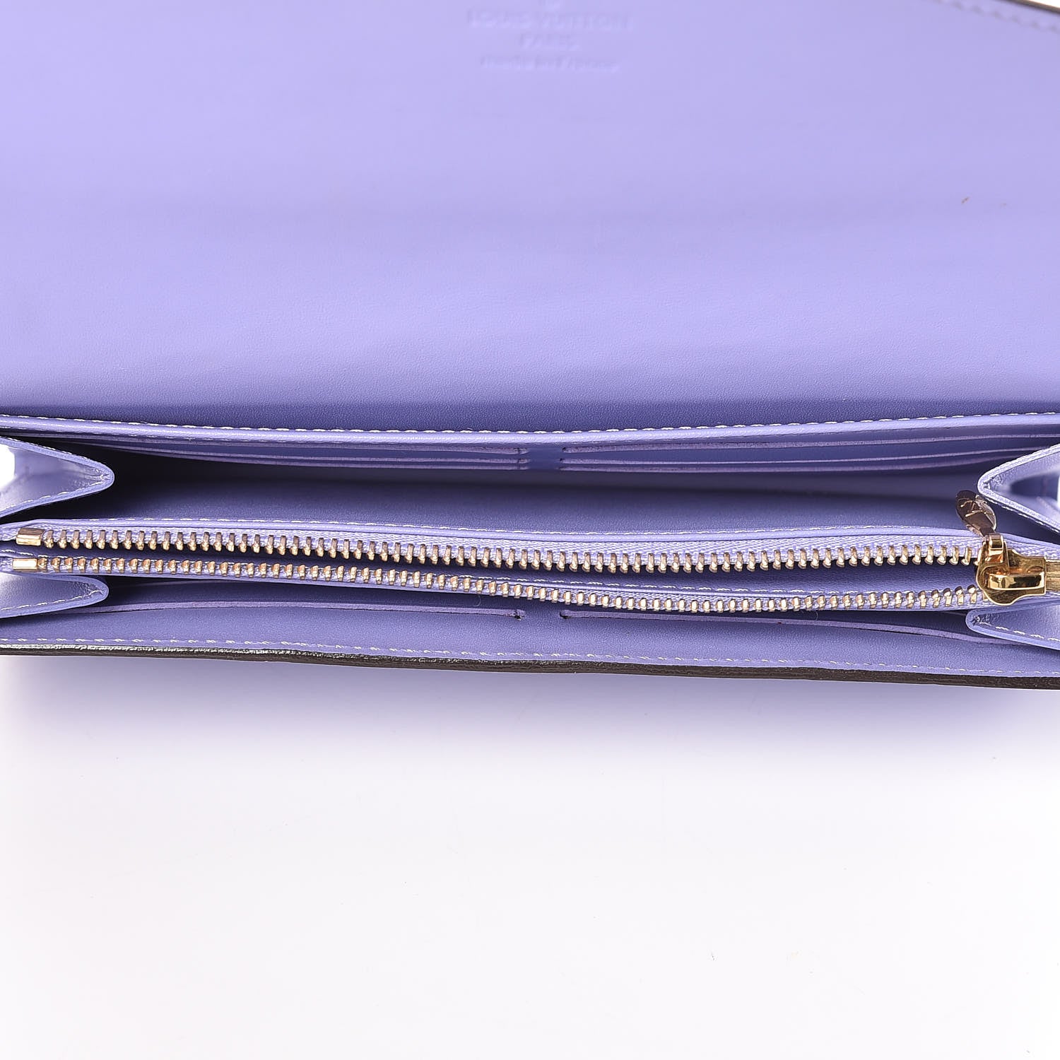 Louis Vuitton Vernis Sarah Wallet NM Lilac 5 of 13