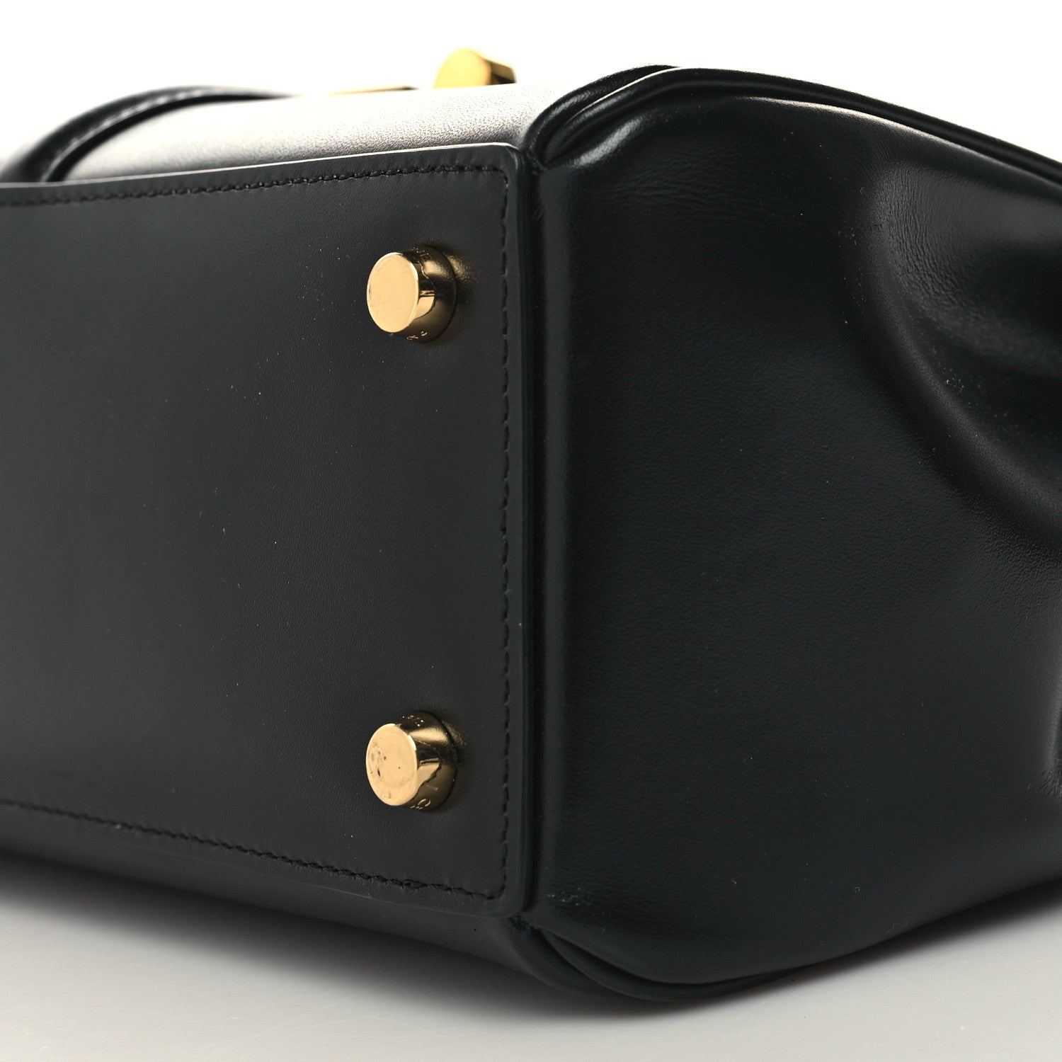 Celine Satinated Calfskin Small 16 Top Handle Bag Black 11 of 11