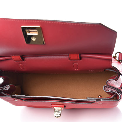 MCM Grained Calfskin Medium Milla Convertible Backpack Red 5 of 10