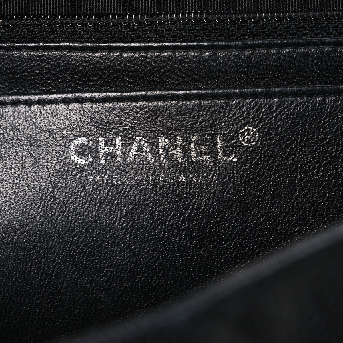Caviar Quilted Jumbo Single Flap Black