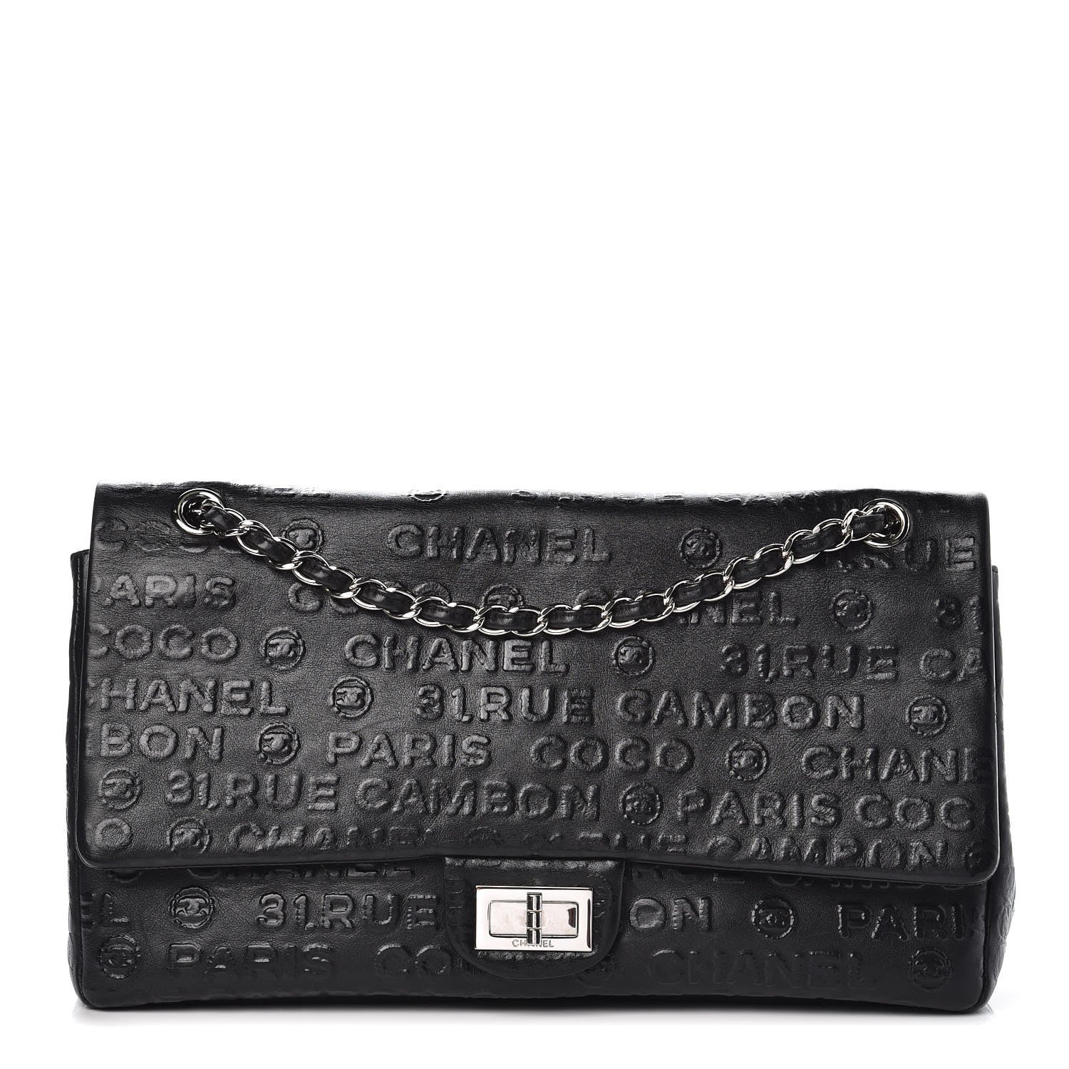 Chanel Calfskin Unlimited Jumbo Double Flap Black 1 of 10