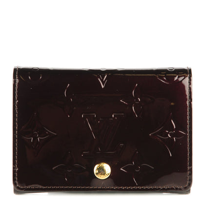 Louis Vuitton Vernis Business Card Holder Amarante 1 of 7