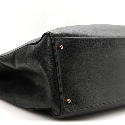 Chanel Caviar XL Weekender Bag Black 9 of 11