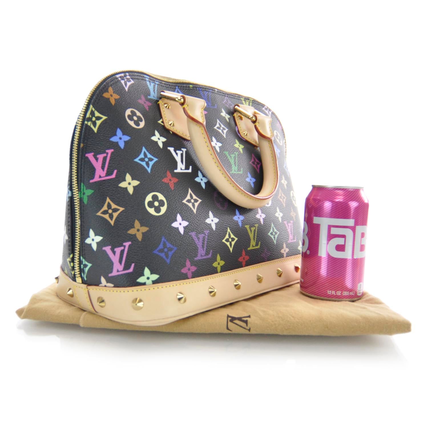 Louis Vuitton Monogram Multicolor Alma Black 3 of 6