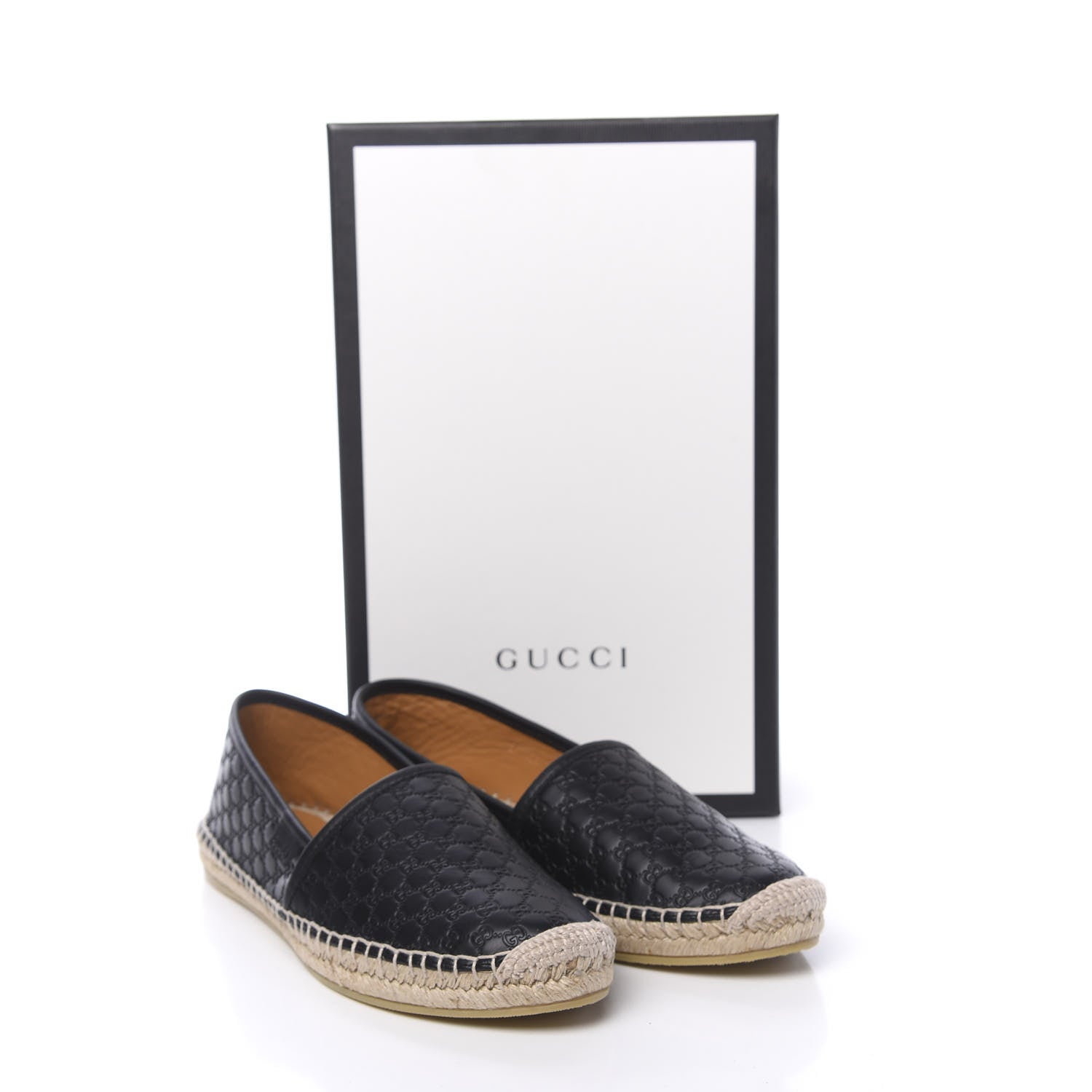 Gucci Microguccissima Signature Espadrilles 38.5 Black 9 of 9