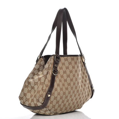 Gucci Monogram Medium Abbey Shoulder Bag Dark Brown 3 of 7