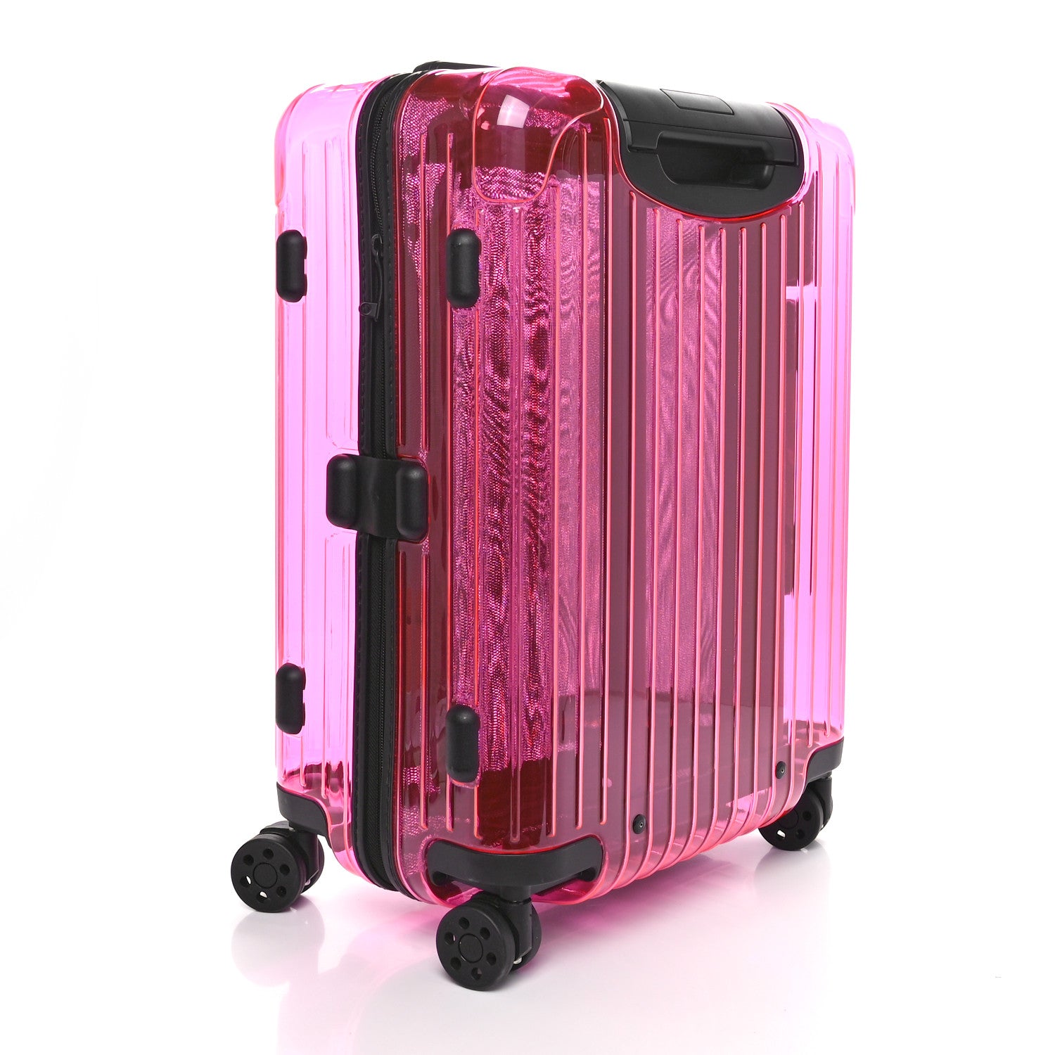 Rimowa Transparent Polycarbonate Essential Cabin Neon Pink 1625935