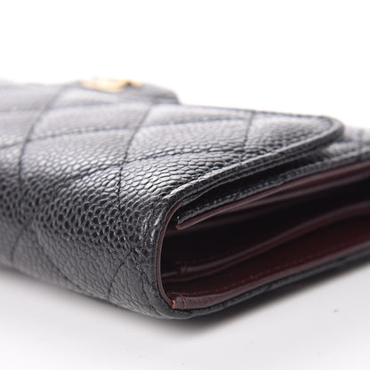 Chanel Caviar Quilted Large Flap Wallet Black 13 of 13