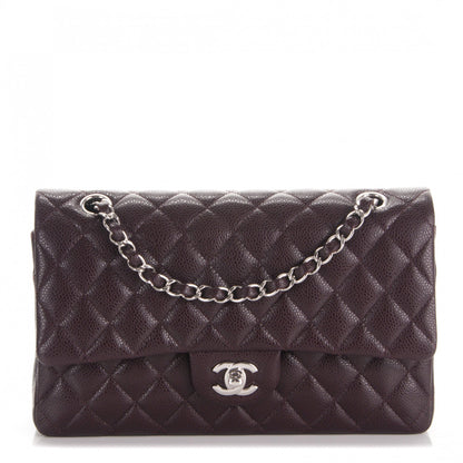 Chanel Caviar Quilted Medium Double Flap Burgundy 1 of 8