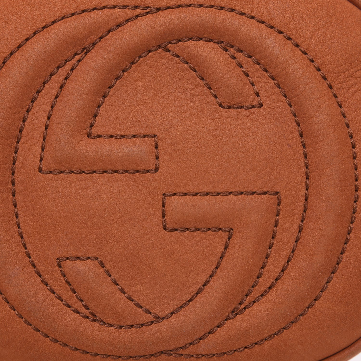 Gucci Vitello Range Mini Soho Chain Bag Old Whisky 11 of 14