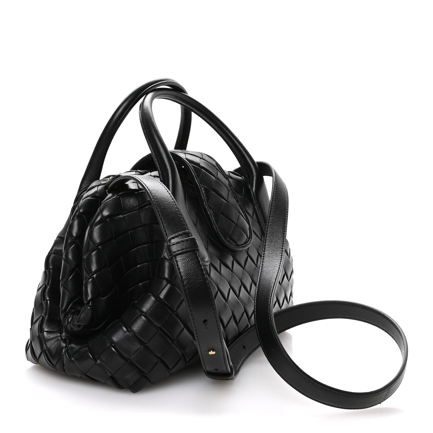 Bottega Veneta Nappa Intrecciato Teen The Lauren 1980 Bauletto Black 2 of 12