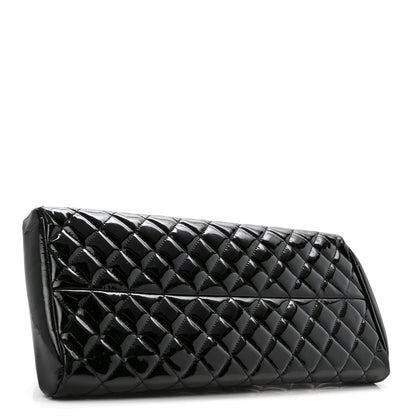 Chanel Patent Quilted Medium Just Mademoiselle Black 4 of 16