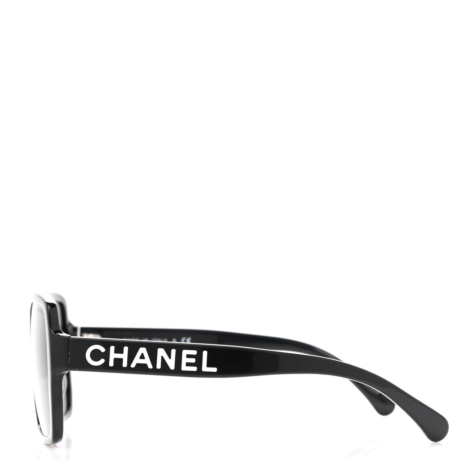 Chanel Acetate Polarized Square Sunglasses 5408 Black 3 of 8